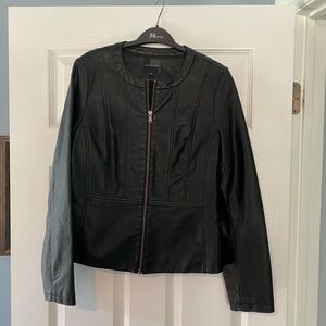 Leather-like jacket